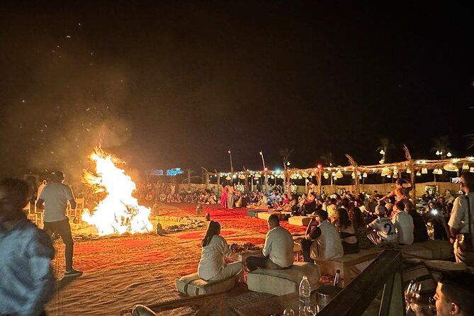 Dinner in Agafay with Fire Show & Live Spectacle – Free Transport